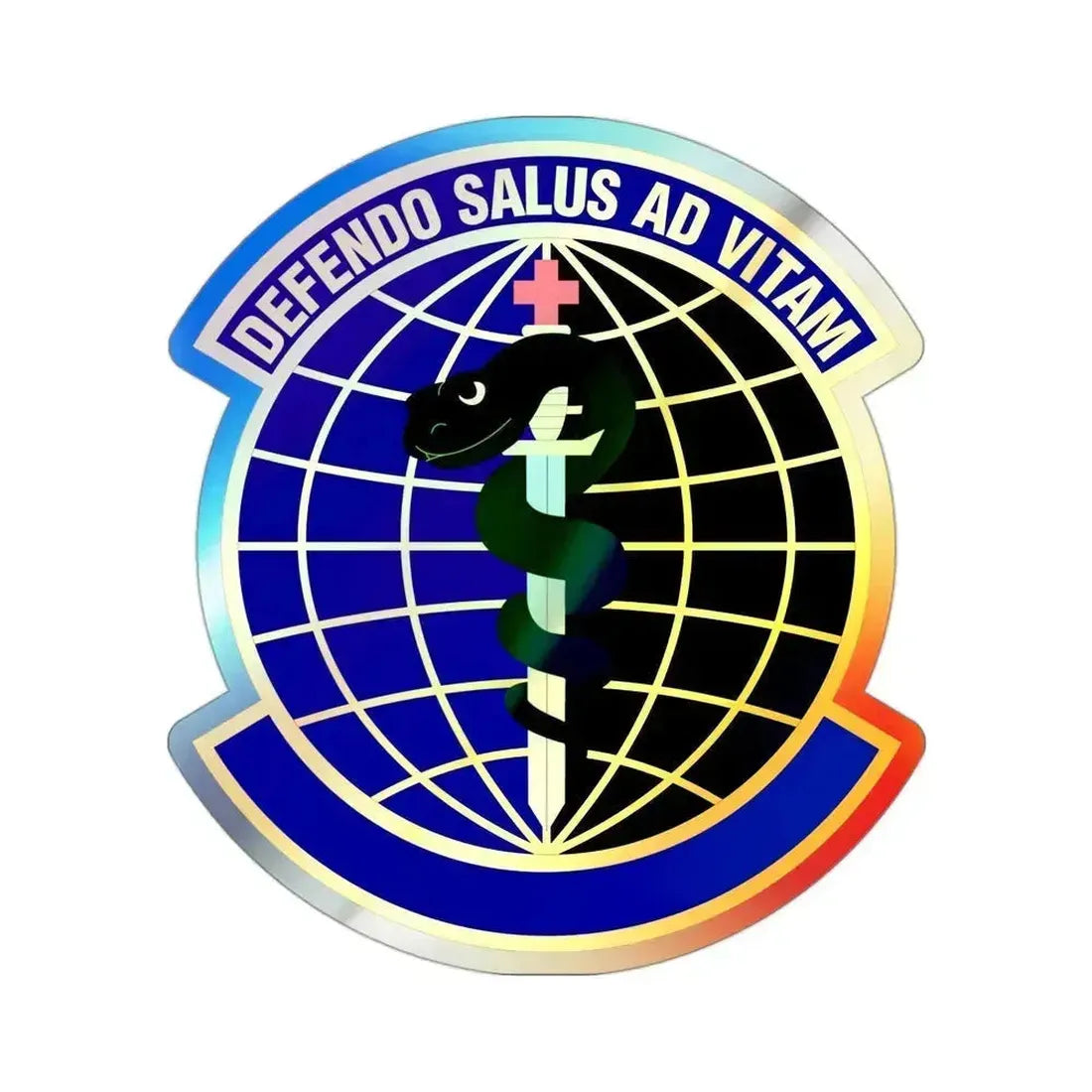 1 Special Operations Operational Medical Readiness Squadron (U.S. Air Force) Holographic STICKER Die-Cut Vinyl Decal 3 Inch Holographic - The Sticker Space