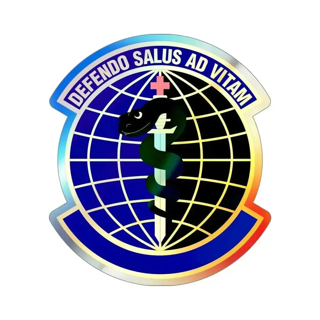 1 Special Operations Operational Medical Readiness Squadron (U.S. Air Force) Holographic STICKER Die-Cut Vinyl Decal 4 Inch Holographic - The Sticker Space