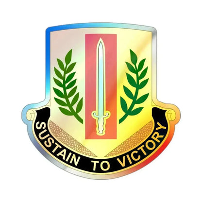 1 Sustainment Brigade 2 (U.S. Army) Holographic STICKER Die-Cut Vinyl Decal 2 Inch Holographic - The Sticker Space