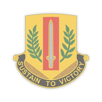1 Sustainment Brigade 2 (U.S. Army) STICKER Vinyl Kiss-Cut Decal 3 Inch Transparent - The Sticker Space