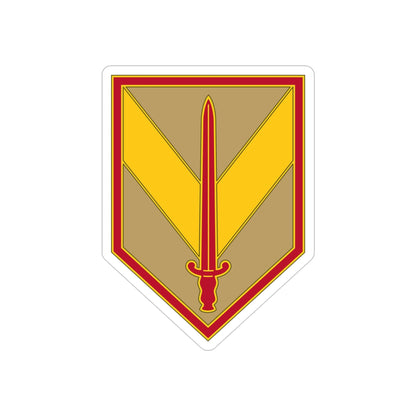 1 Sustainment Brigade 3 (U.S. Army) REVERSE PRINT Transparent STICKER-4" × 4"-The Sticker Space