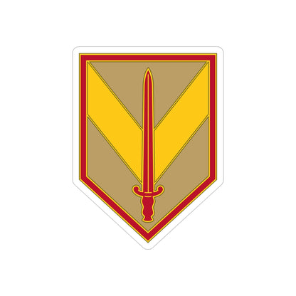 1 Sustainment Brigade 3 (U.S. Army) REVERSE PRINT Transparent STICKER-5" × 5"-The Sticker Space