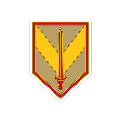 1 Sustainment Brigade 3 (U.S. Army) REVERSE PRINT Transparent STICKER-6" × 6"-The Sticker Space