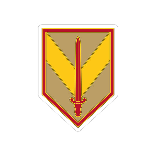 1 Sustainment Brigade 3 (U.S. Army) REVERSE PRINT Transparent STICKER-6" × 6"-The Sticker Space