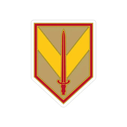 1 Sustainment Brigade 3 (U.S. Army) REVERSE PRINT Transparent Die-Cut STICKER 2 Inch Die-Cut Transparent - The Sticker Space