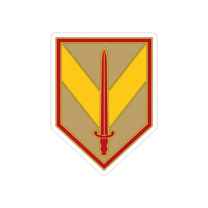 1 Sustainment Brigade 3 (U.S. Army) REVERSE PRINT Transparent Die-Cut STICKER - The Sticker Space