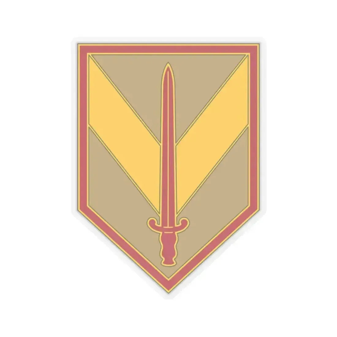 1 Sustainment Brigade 3 (U.S. Army) STICKER Vinyl Kiss-Cut Decal 2 Inch Transparent - The Sticker Space