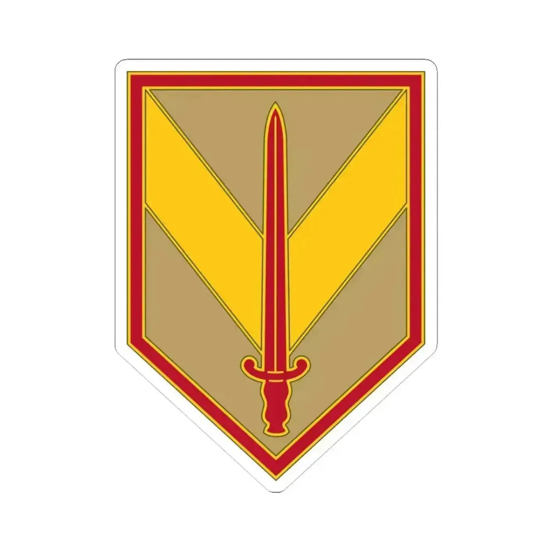 1 Sustainment Brigade 3 (U.S. Army) STICKER Vinyl Kiss-Cut Decal 3 Inch White - The Sticker Space
