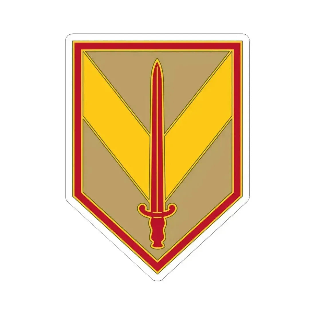 1 Sustainment Brigade 3 (U.S. Army) STICKER Vinyl Kiss-Cut Decal 6 Inch White - The Sticker Space