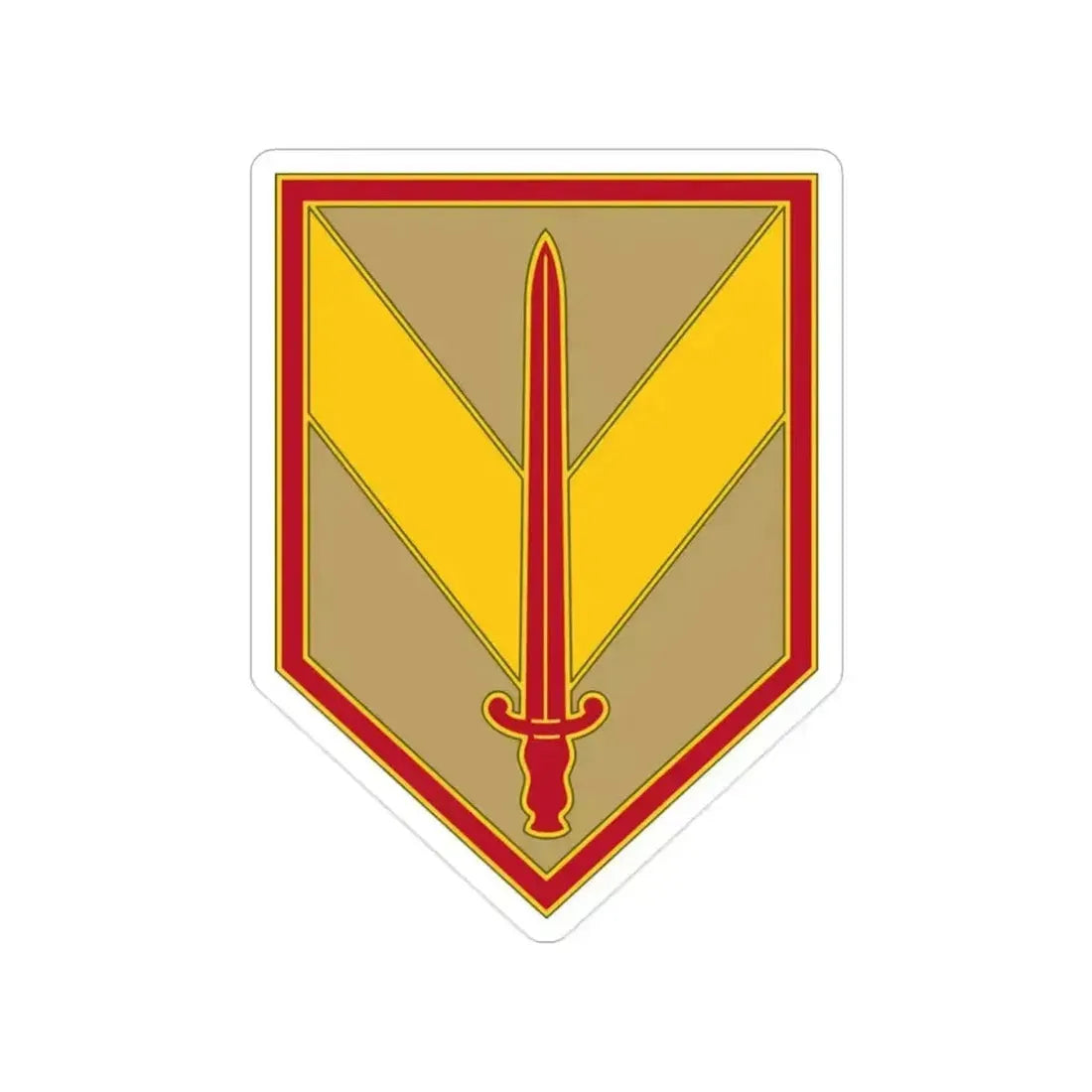 1 Sustainment Brigade 3 (U.S. Army) Transparent STICKER Die-Cut Vinyl Decal 2 Inch - The Sticker Space