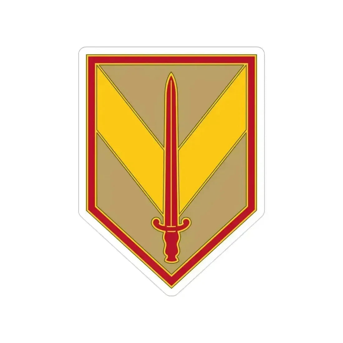 1 Sustainment Brigade 3 (U.S. Army) Transparent STICKER Die-Cut Vinyl Decal 3 Inch - The Sticker Space