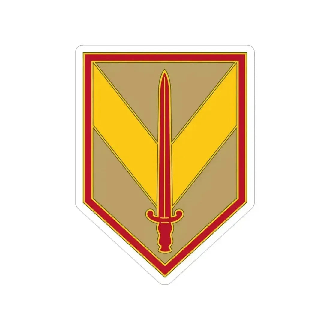1 Sustainment Brigade 3 (U.S. Army) Transparent STICKER Die-Cut Vinyl Decal 3 Inch - The Sticker Space