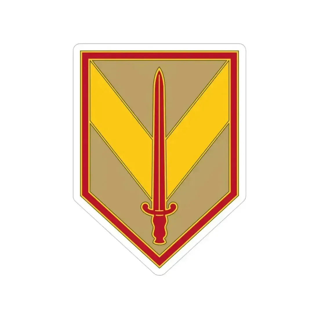 1 Sustainment Brigade 3 (U.S. Army) Transparent STICKER Die-Cut Vinyl Decal 4 Inch - The Sticker Space
