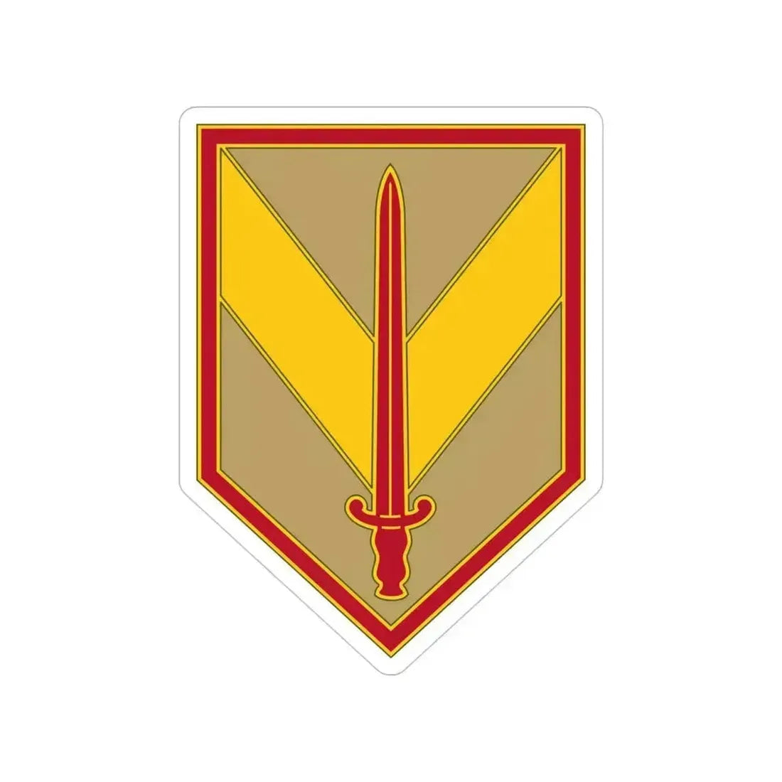 1 Sustainment Brigade 3 (U.S. Army) Transparent STICKER Die-Cut Vinyl Decal 4 Inch - The Sticker Space