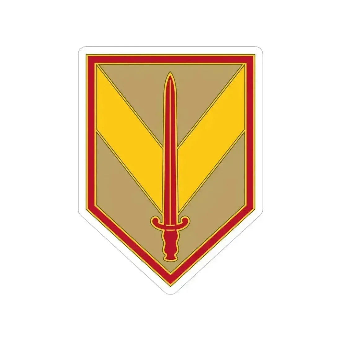 1 Sustainment Brigade 3 (U.S. Army) Transparent STICKER Die-Cut Vinyl Decal 5 Inch - The Sticker Space