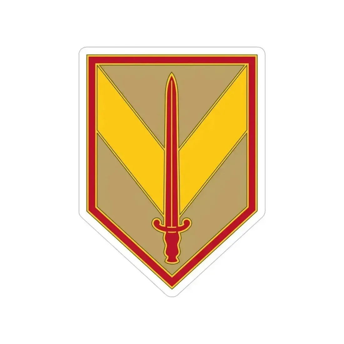 1 Sustainment Brigade 3 (U.S. Army) Transparent STICKER Die-Cut Vinyl Decal 5 Inch - The Sticker Space