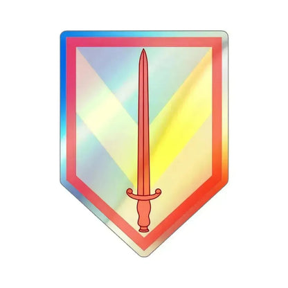 1 Sustainment Brigade (U.S. Army) Holographic STICKER Die-Cut Vinyl Decal 4 Inch Holographic - The Sticker Space