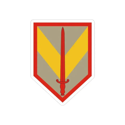 1 Sustainment Brigade (U.S. Army) REVERSE PRINT Transparent Die-Cut STICKER - The Sticker Space