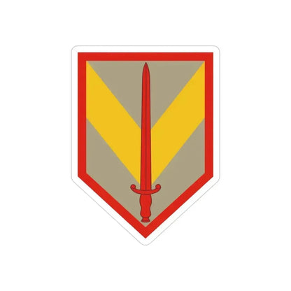 1 Sustainment Brigade (U.S. Army) REVERSE PRINT Transparent Die-Cut STICKER - The Sticker Space