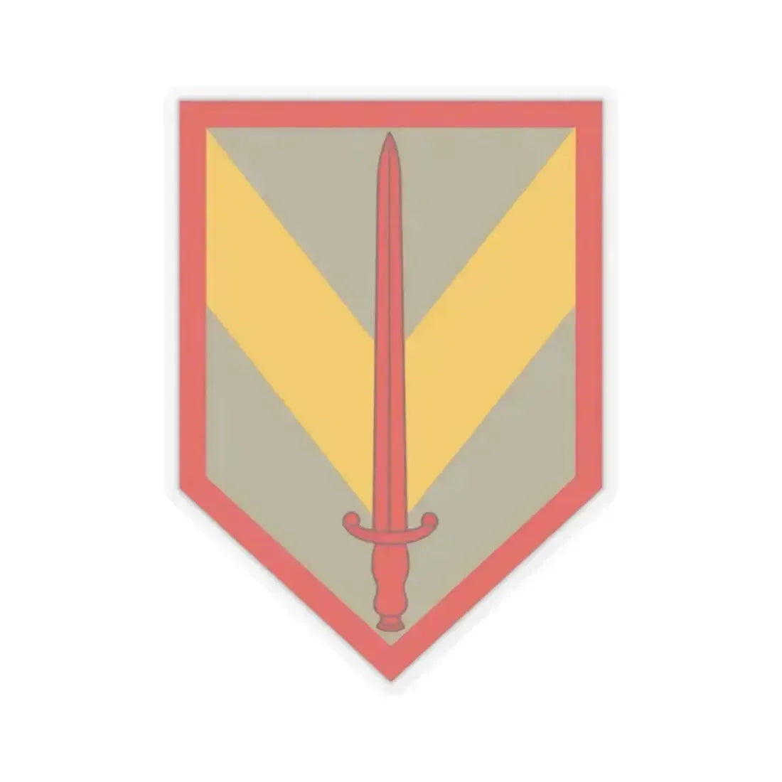 1 Sustainment Brigade (U.S. Army) STICKER Vinyl Kiss-Cut Decal 2 Inch Transparent - The Sticker Space