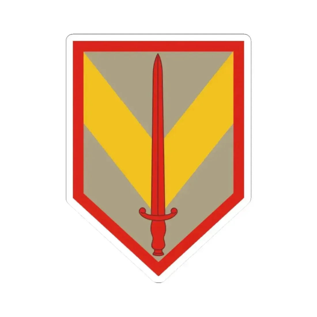 1 Sustainment Brigade (U.S. Army) STICKER Vinyl Kiss-Cut Decal 2 Inch White - The Sticker Space