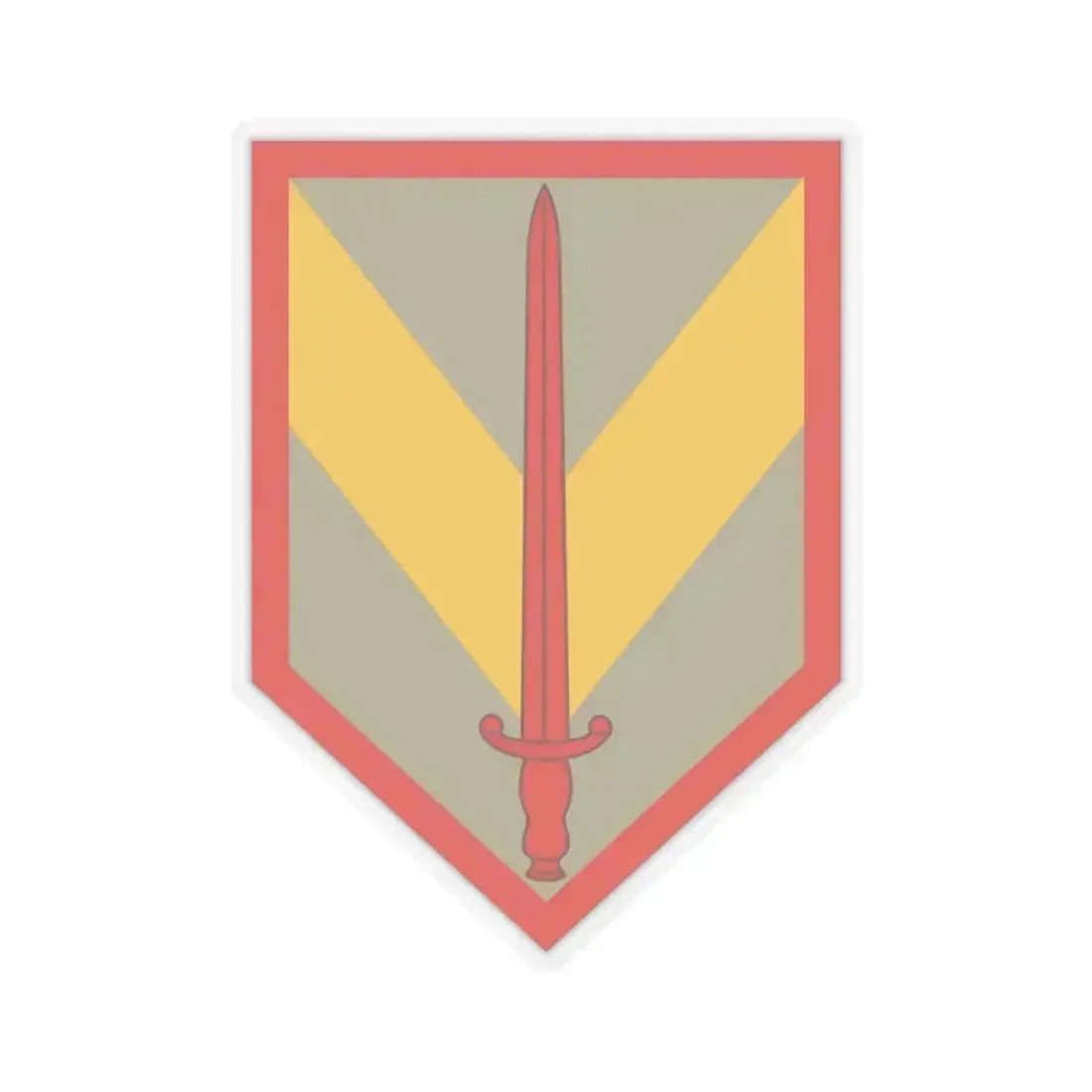 1 Sustainment Brigade (U.S. Army) STICKER Vinyl Kiss-Cut Decal 3 Inch Transparent - The Sticker Space