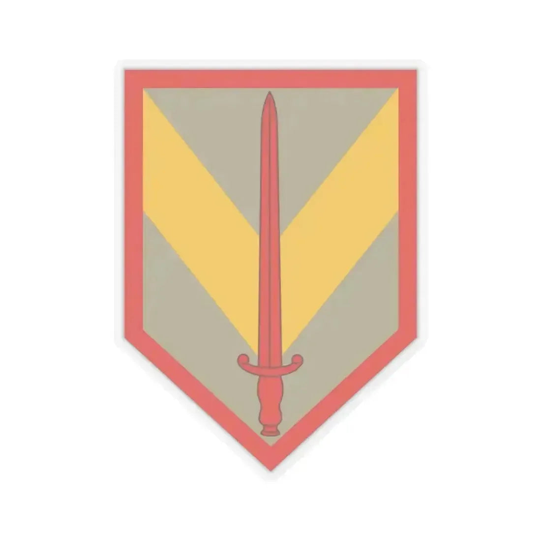 1 Sustainment Brigade (U.S. Army) STICKER Vinyl Kiss-Cut Decal 4 Inch Transparent - The Sticker Space