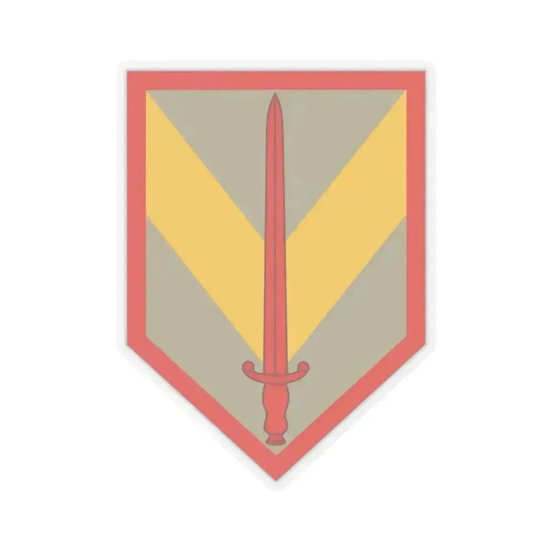 1 Sustainment Brigade (U.S. Army) STICKER Vinyl Kiss-Cut Decal 6 Inch Transparent - The Sticker Space