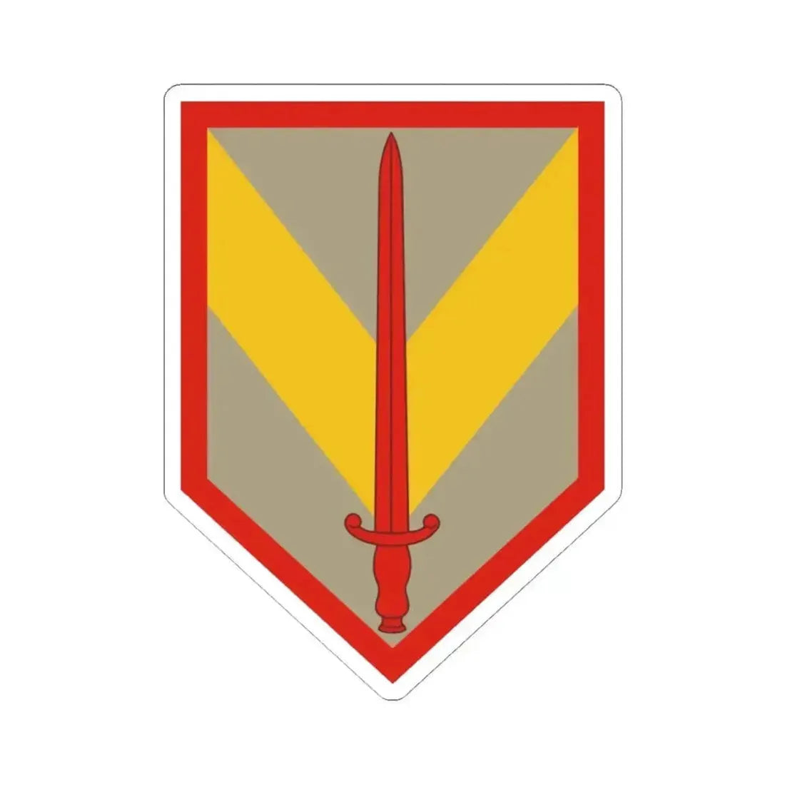 1 Sustainment Brigade (U.S. Army) STICKER Vinyl Kiss-Cut Decal 6 Inch White - The Sticker Space