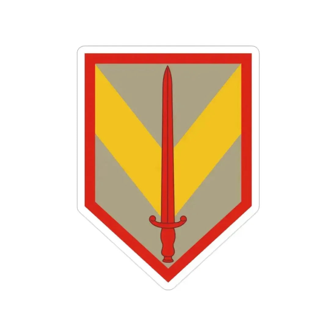 1 Sustainment Brigade (U.S. Army) Transparent STICKER Die-Cut Vinyl Decal 2 Inch - The Sticker Space