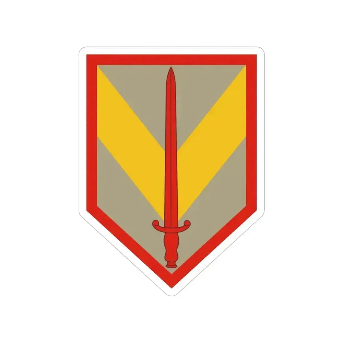 1 Sustainment Brigade (U.S. Army) Transparent STICKER Die-Cut Vinyl Decal 4 Inch - The Sticker Space