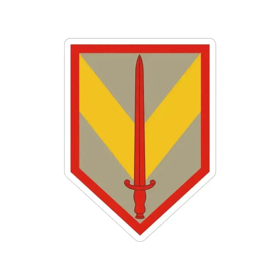 1 Sustainment Brigade (U.S. Army) Transparent STICKER Die-Cut Vinyl Decal 5 Inch - The Sticker Space