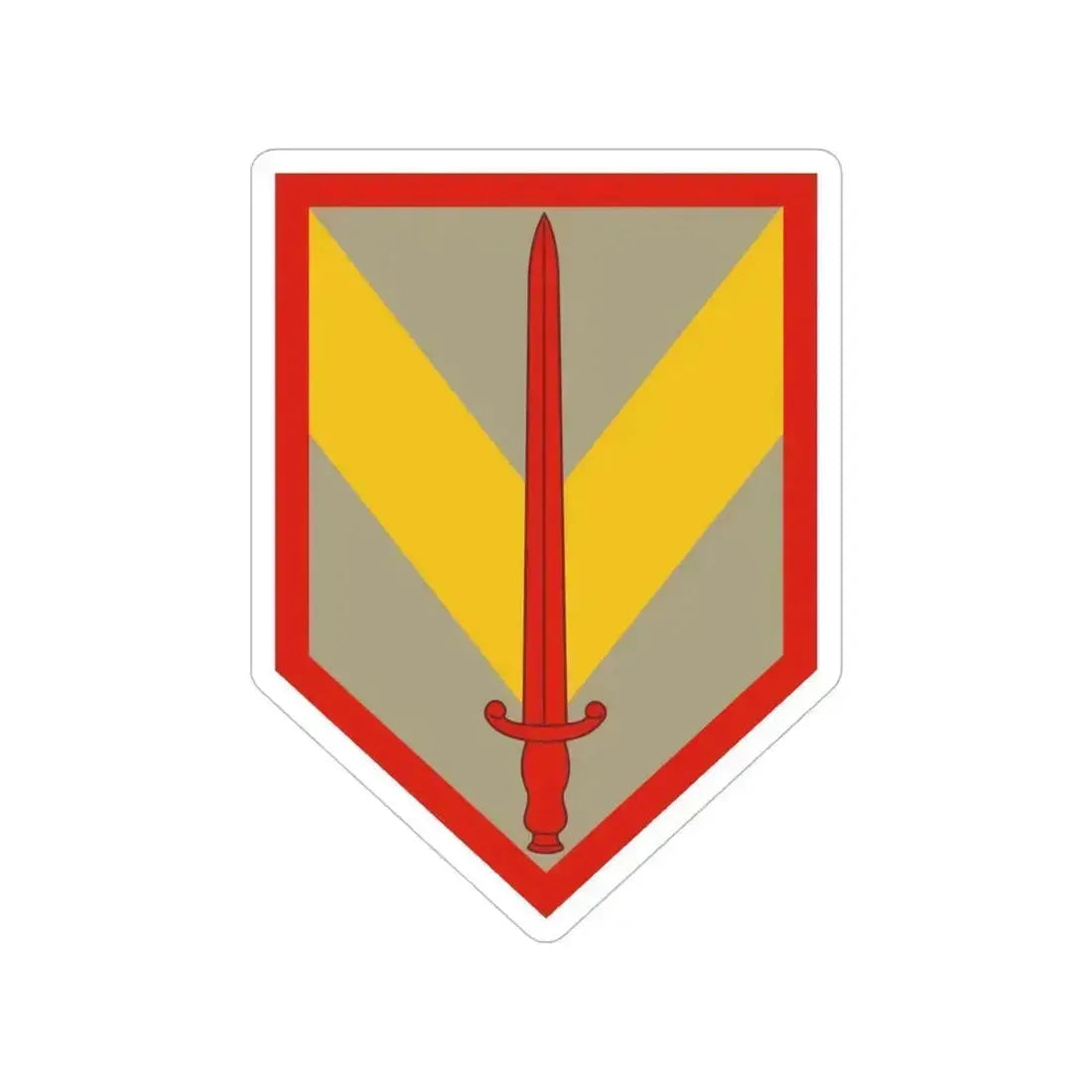 1 Sustainment Brigade (U.S. Army) Transparent STICKER Die-Cut Vinyl Decal 6 Inch - The Sticker Space