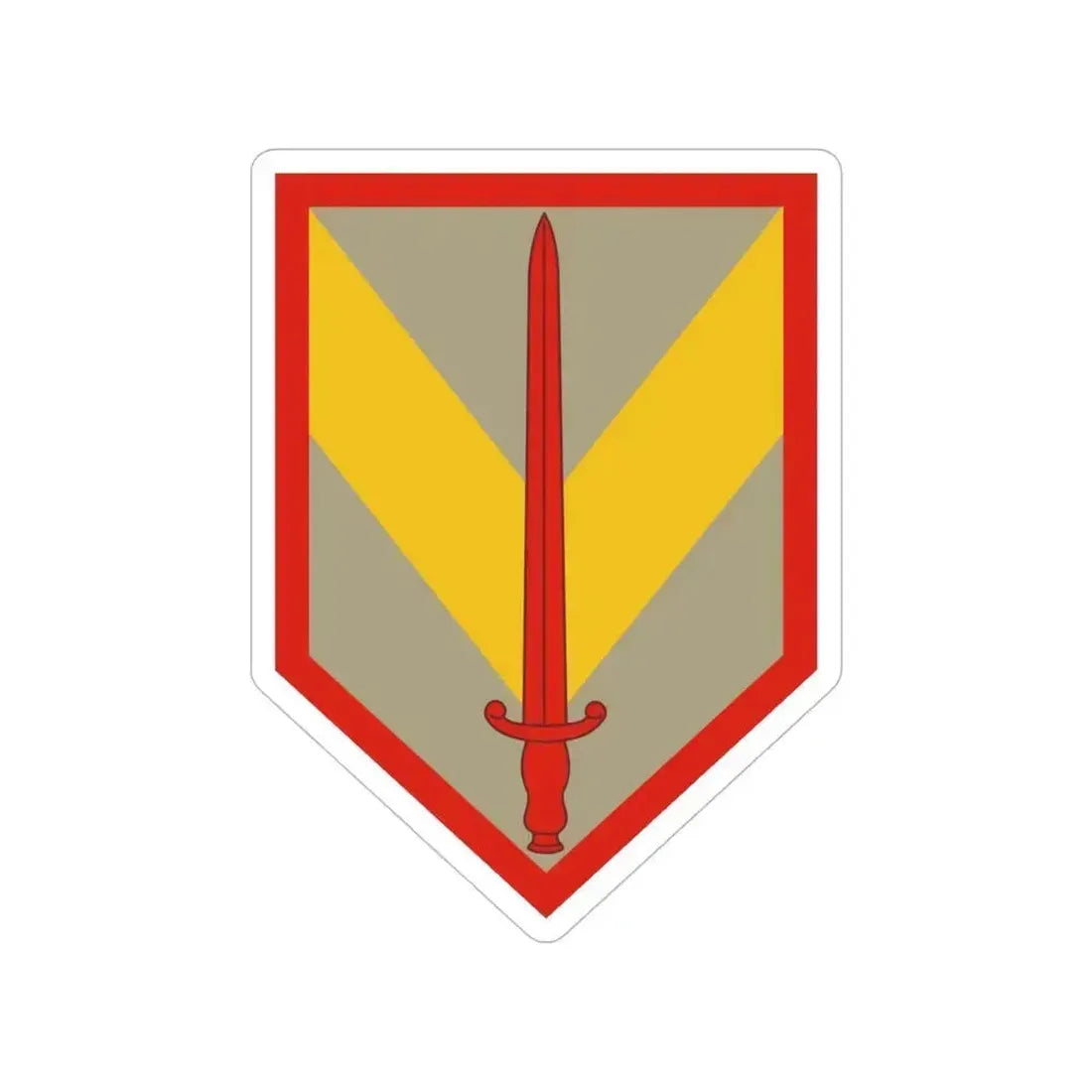 1 Sustainment Brigade (U.S. Army) Transparent STICKER Die-Cut Vinyl Decal 6 Inch - The Sticker Space