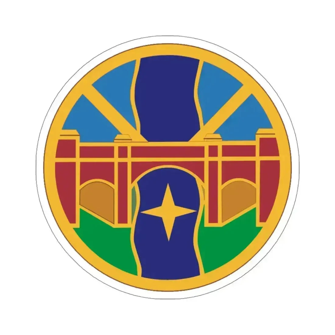 1 Transportation Agency (U.S. Army) STICKER Vinyl Die-Cut Decal 5 Inch - The Sticker Space