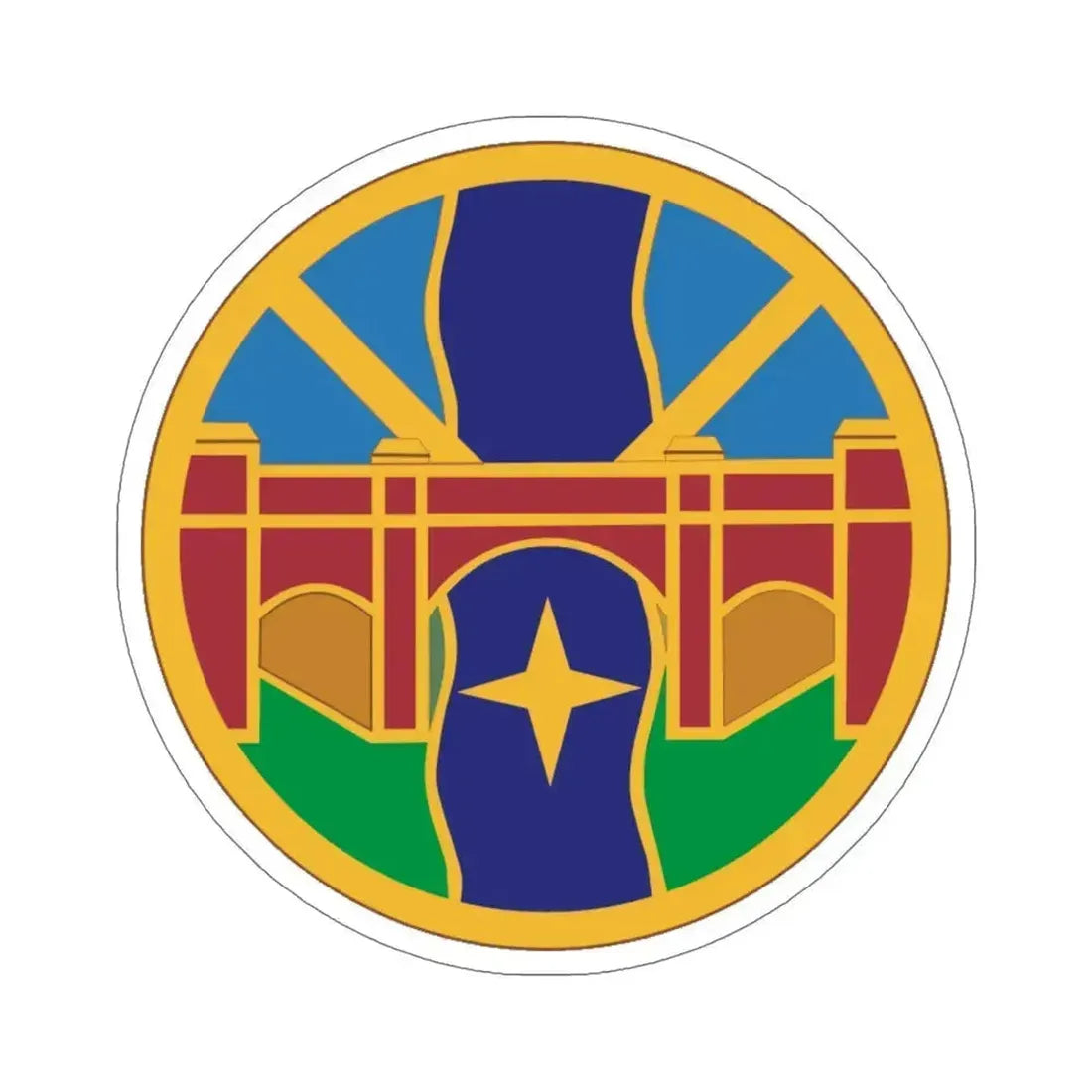 1 Transportation Agency (U.S. Army) STICKER Vinyl Die-Cut Decal - The Sticker Space