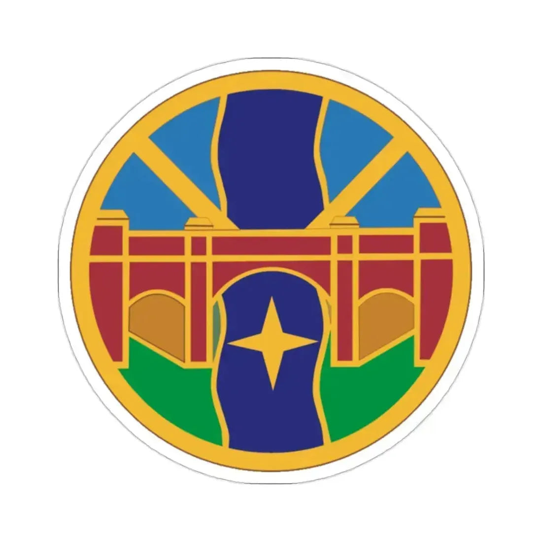 1 Transportation Agency (U.S. Army) STICKER Vinyl Die-Cut Decal - The Sticker Space