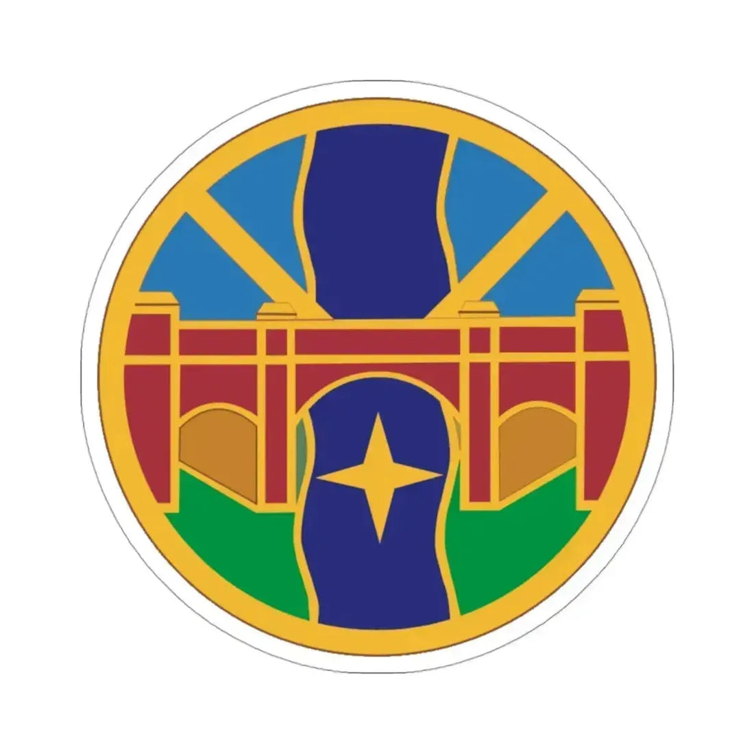 1 Transportation Agency (U.S. Army) STICKER Vinyl Die-Cut Decal - The Sticker Space