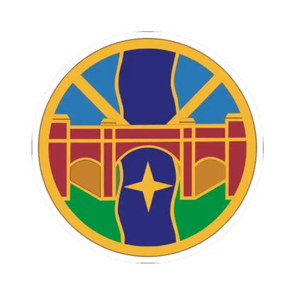 1 Transportation Agency (U.S. Army) STICKER Vinyl Kiss-Cut Decal 2 Inch White - The Sticker Space