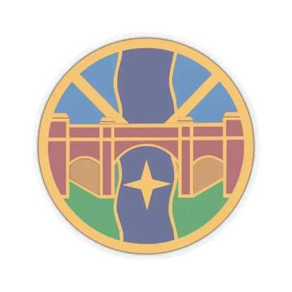 1 Transportation Agency (U.S. Army) STICKER Vinyl Kiss-Cut Decal 6 Inch Transparent - The Sticker Space