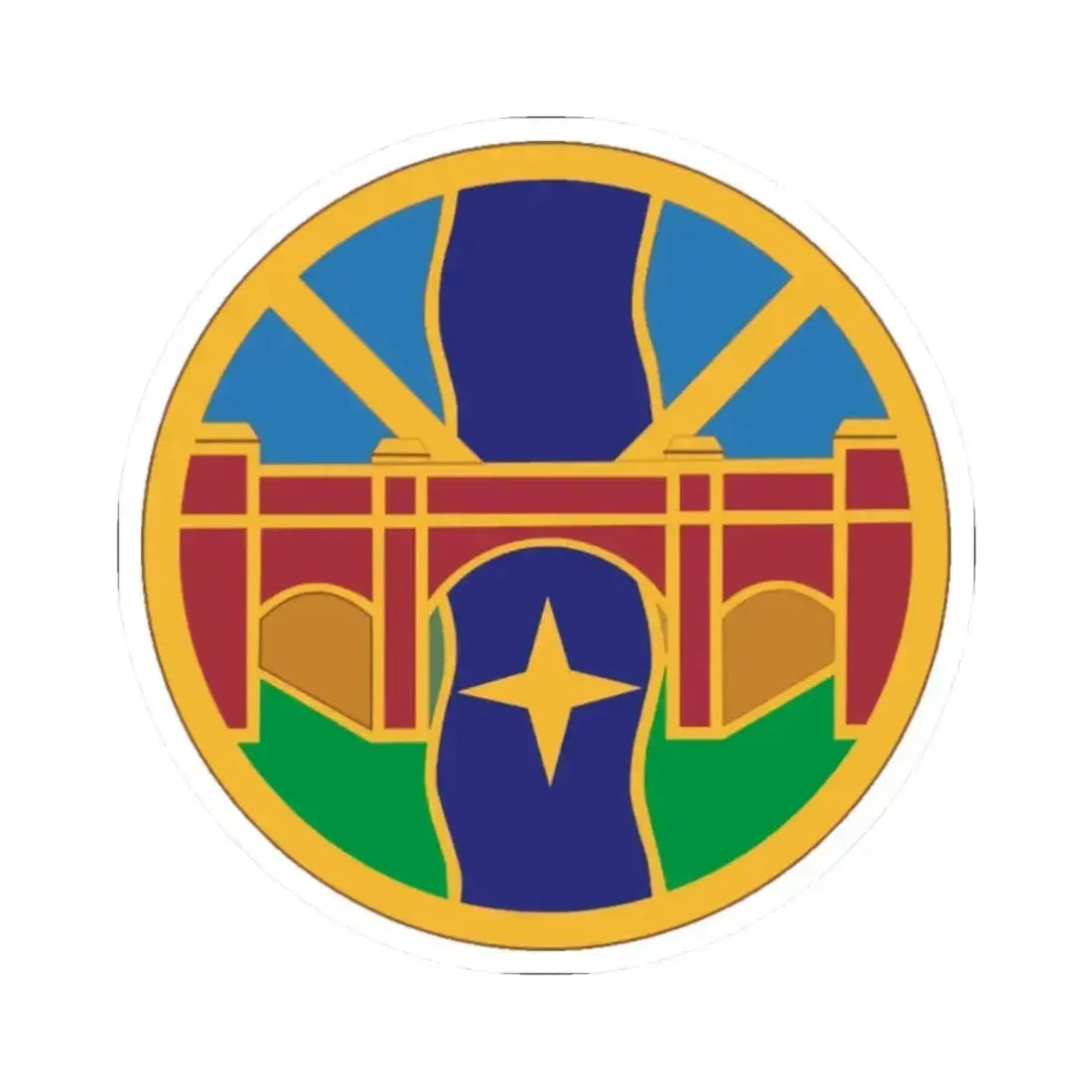 1 Transportation Agency (U.S. Army) STICKER Vinyl Kiss-Cut Decal - The Sticker Space