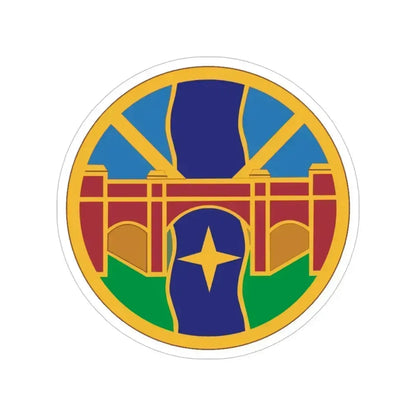 1 Transportation Agency (U.S. Army) Transparent STICKER Die-Cut Vinyl Decal 6 Inch - The Sticker Space