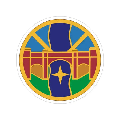 1 Transportation Agency (U.S. Army) Transparent STICKER Die-Cut Vinyl Decal 6 Inch - The Sticker Space