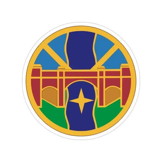 1 Transportation Agency (U.S. Army) Transparent STICKER Die-Cut Vinyl Decal 6 Inch - The Sticker Space