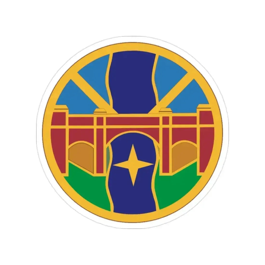 1 Transportation Agency (U.S. Army) Transparent STICKER Die-Cut Vinyl Decal - The Sticker Space