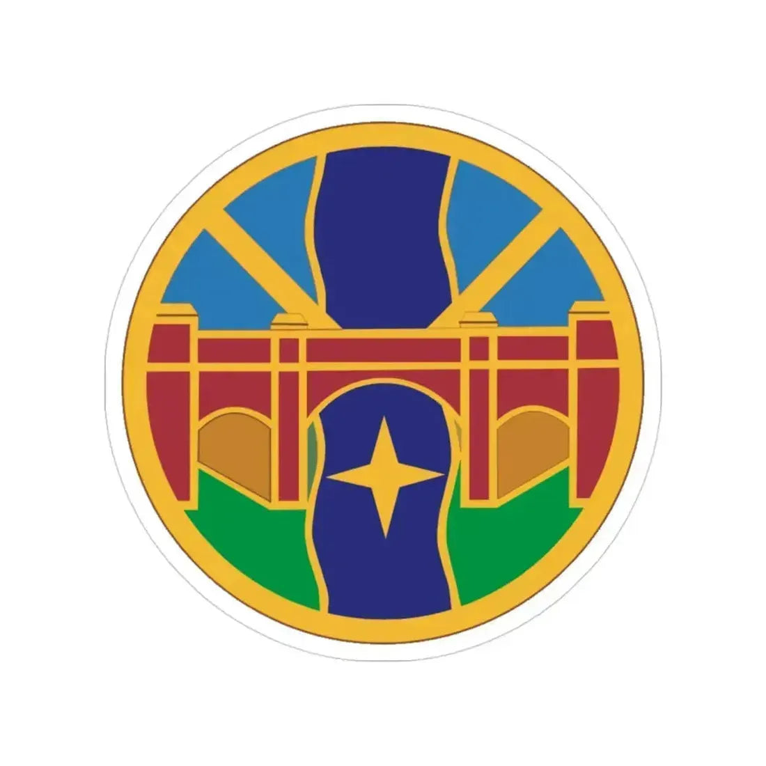 1 Transportation Agency (U.S. Army) Transparent STICKER Die-Cut Vinyl Decal - The Sticker Space