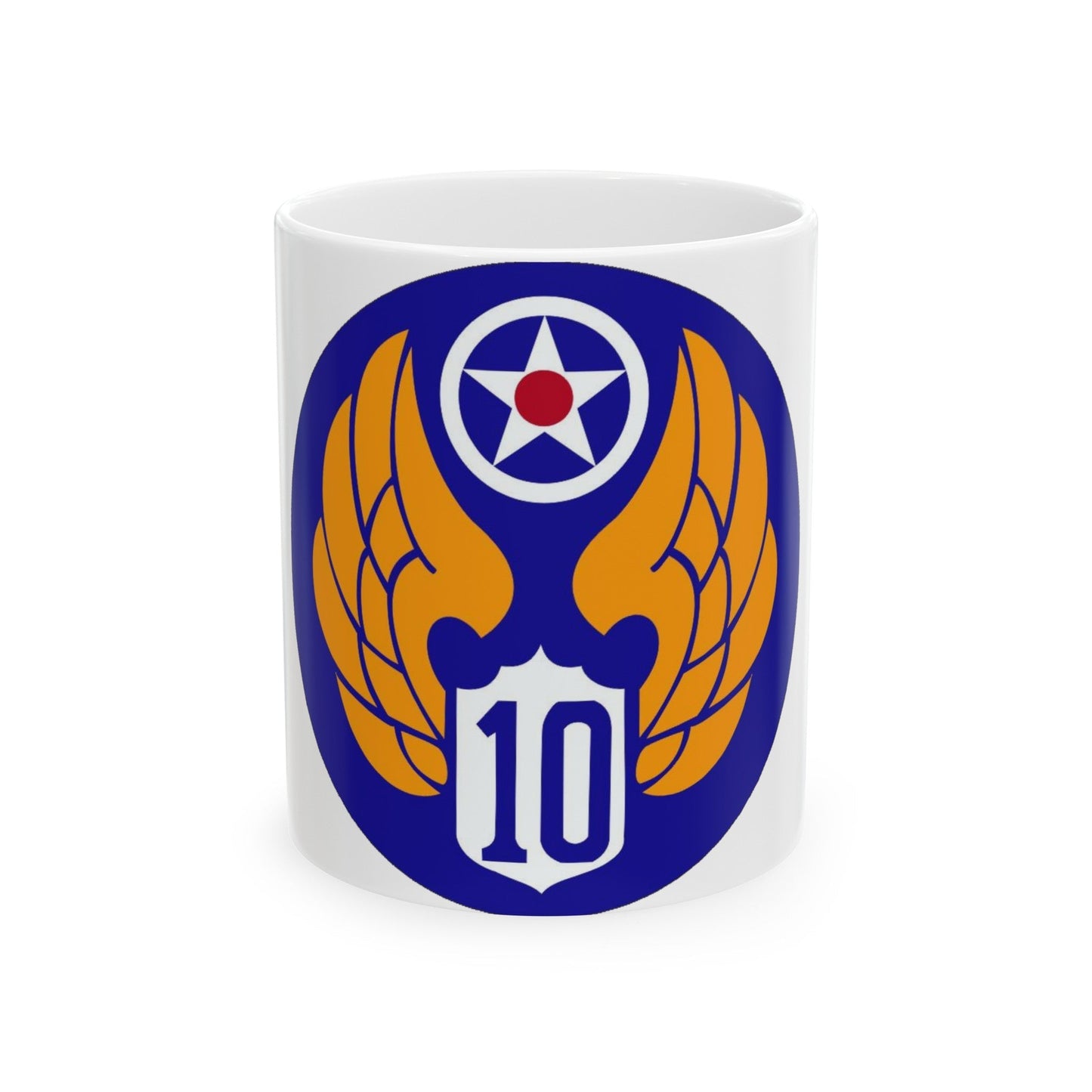 10 Air Force (U.S. Army) White Coffee Mug-11oz-The Sticker Space