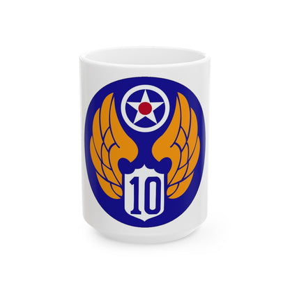 10 Air Force (U.S. Army) White Coffee Mug-15oz-The Sticker Space