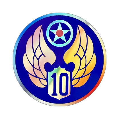 10 Air Force (U.S. Army) Holographic STICKER Die-Cut Vinyl Decal - The Sticker Space