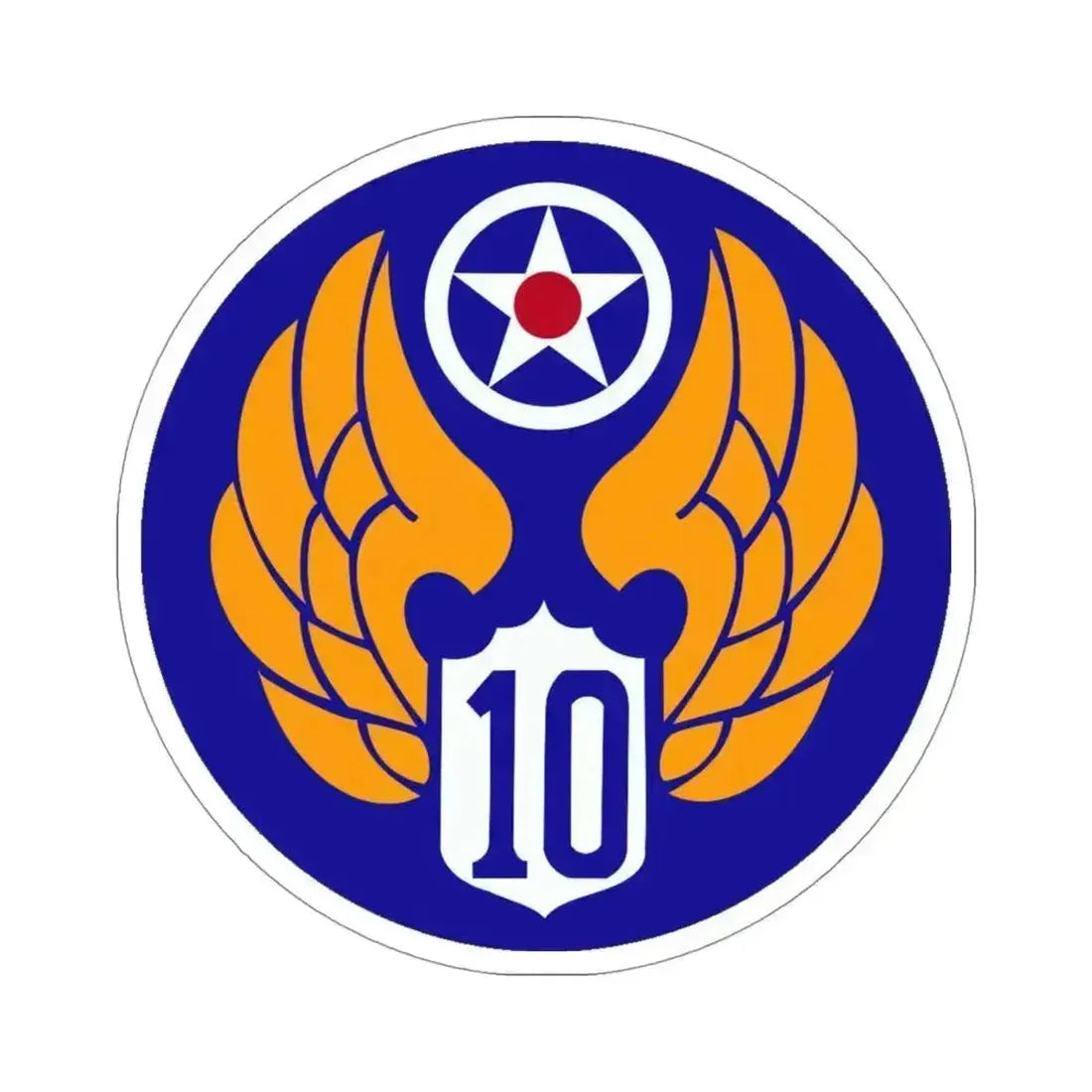 10 Air Force (U.S. Army) STICKER Vinyl Die-Cut Decal 4 Inch - The Sticker Space